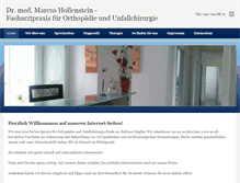 Tablet Screenshot of dr-hollenstein.de